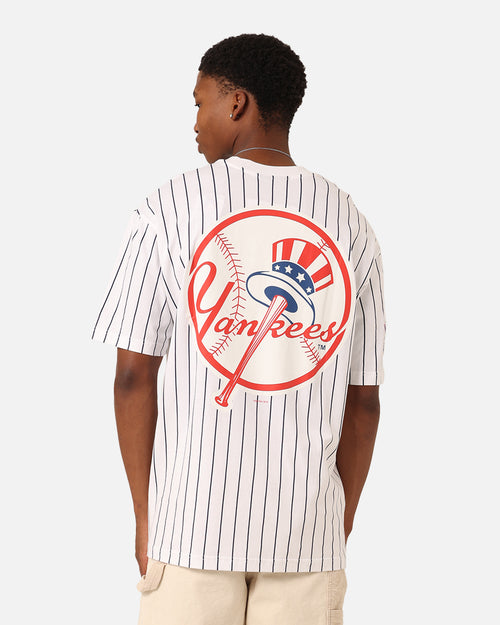 New Era New York Yankees T-Shirt White Pinstripe