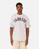New Era New York Yankees T-Shirt White Pinstripe
