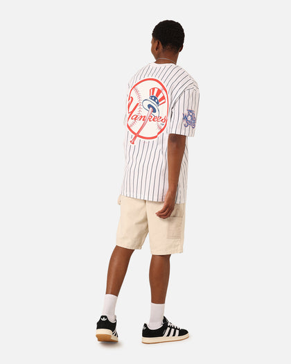 New Era New York Yankees T-Shirt White Pinstripe