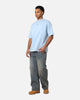 Culture Kings Oversized Blank T-Shirt Light Blue