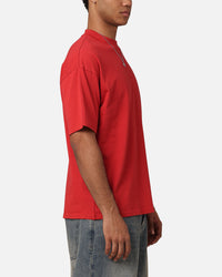 Culture Kings Oversized Blank T-Shirt Red