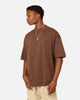 Culture Kings Oversized Blank T-Shirt Brown