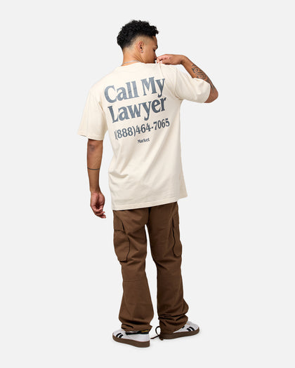 Market Call My Lawyer T-Shirt Ecru