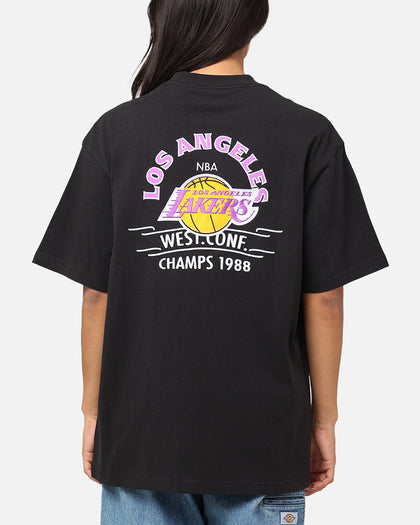 Mitchell & Ness Los Angeles Lakers Arch T-Shirt Faded Black