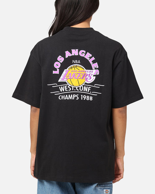 Mitchell & Ness Los Angeles Lakers Arch T-Shirt Faded Black