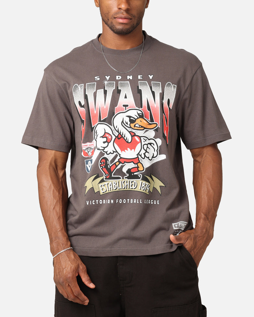 Mitchell & Ness Sydney Swans Character T-Shirt Charcoal | Culture Kings