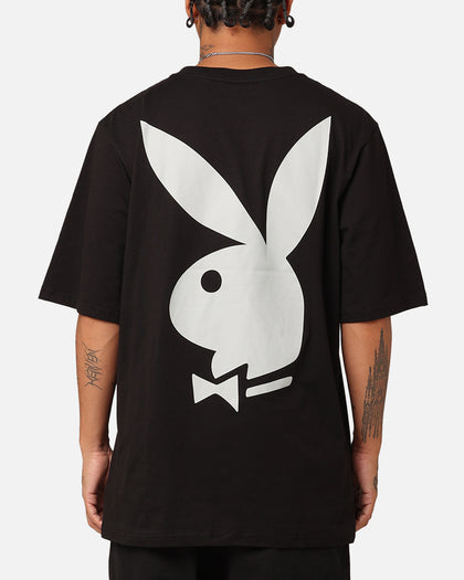 Playboy Bunny Stack T-Shirt Black