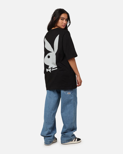 Playboy Bunny Stack T-Shirt Black
