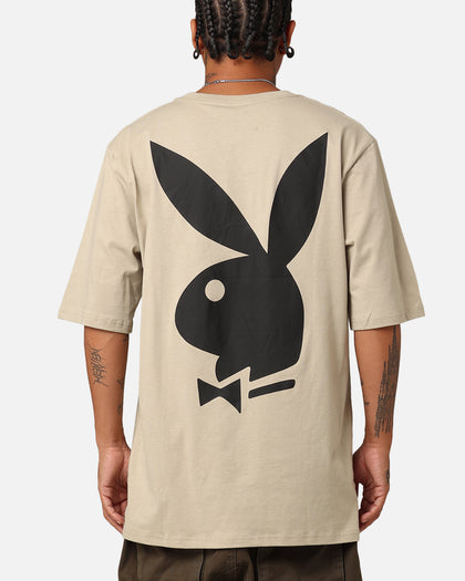 Playboy Bunny Stack T-Shirt Grey