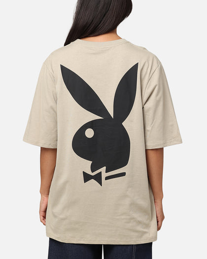 Playboy Bunny Stack T-Shirt Grey