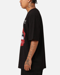 Playboy Diamanté Lips T-Shirt Black