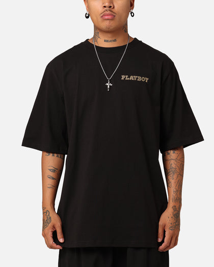 Playboy Diamanté T-Shirt Black