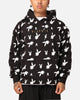 Playboy Gold Bunny All Over Hoodie Black