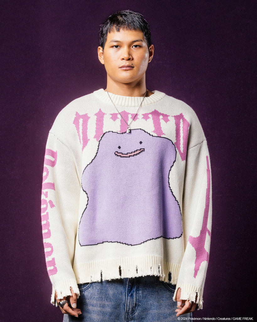 Pokémon By Loiter Ditto Knit Sweater Off White | Culture Kings