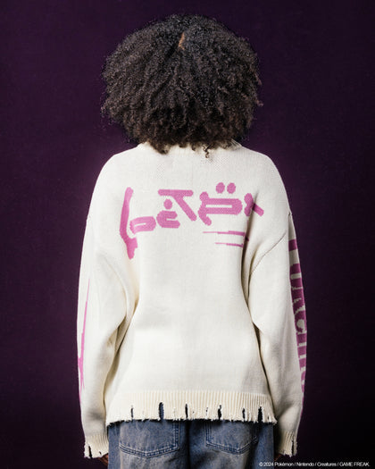Pokémon By Loiter Ditto Knit Sweater Off White