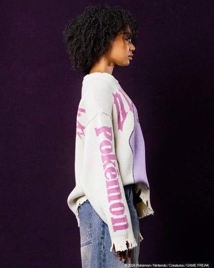 Pokémon By Loiter Ditto Knit Sweater Off White