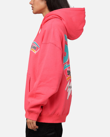Mitchell & Ness San Antonio Spurs Basketball Hoodie Pepper Pink