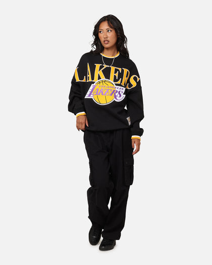 Mitchell & Ness Los Angeles Lakers Shooting Crewneck Black
