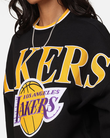 Mitchell & Ness Los Angeles Lakers Shooting Crewneck Black