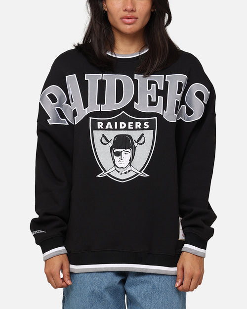 Mitchell & Ness Oakland Raiders Shooting Crewneck Black