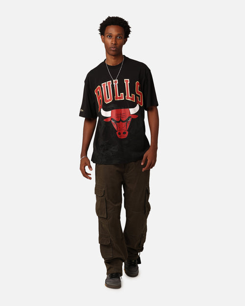 Mitchell & Ness Chicago Bulls Year Of The Dragon T-Shirt Faded Black