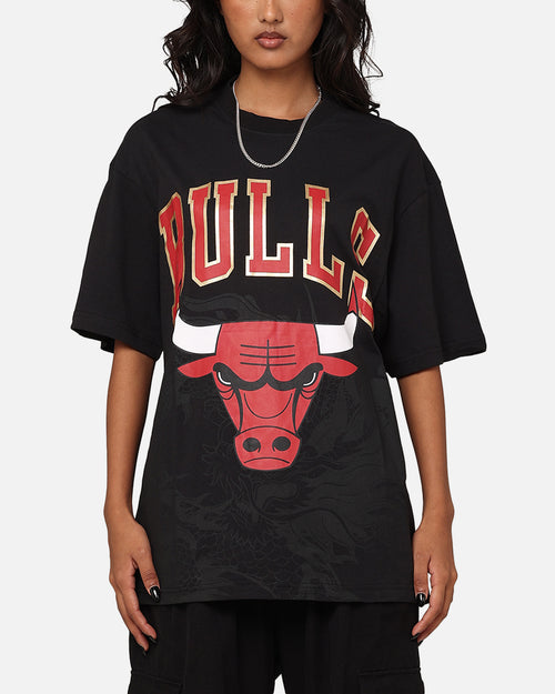 Mitchell & Ness Chicago Bulls Year Of The Dragon T-Shirt Faded Black