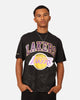 Mitchell & Ness Los Angeles Lakers Year Of The Dragon T-Shirt Faded Black