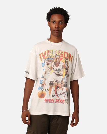 Mitchell & Ness All Star Game 2001 Allen Iverson MVP Player T-Shirt Vintage White