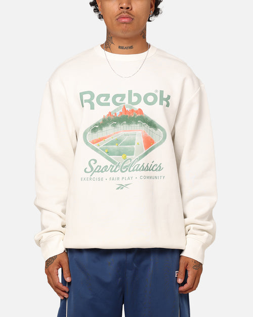 Reebok CL Court Sport Crewneck Vintage White