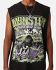 Goat Crew Monster Mayhem Muscle T-Shirt Black Wash