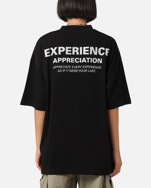 Carre Experienced Mock Oversized T-Shirt Black