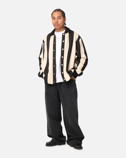 Students Golf Remington Stripes Jacket Black