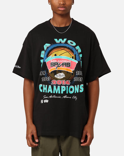 Mitchell & Ness San Antonio Spurs 'Spurs 2014 Champs' 2014 World Champs T-Shirt Black