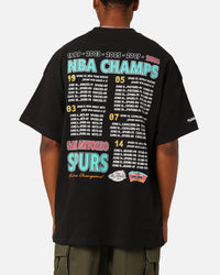 Mitchell & Ness San Antonio Spurs 'Spurs 2014 Champs' 2014 World Champs T-Shirt Black