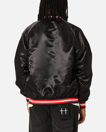 Mitchell & Ness Chicago Bulls Lightweight Satin Jacket Black