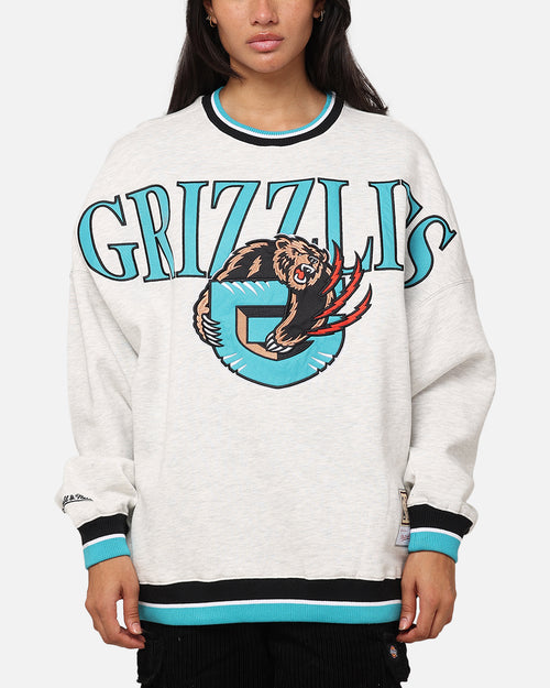 Mitchell & Ness Memphis Grizzlies Shooting Crewneck Silver Marle