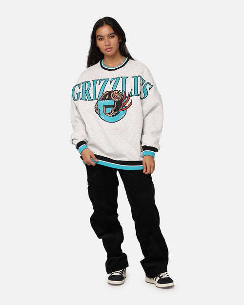 Mitchell & Ness Memphis Grizzlies Shooting Crewneck Silver Marle