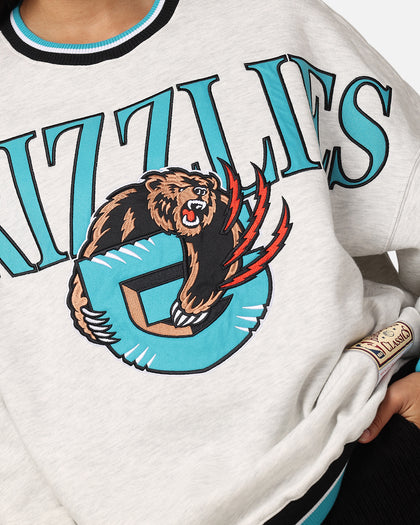 Mitchell & Ness Memphis Grizzlies Shooting Crewneck Silver Marle