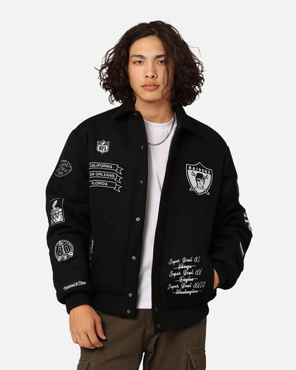 Mitchell & Ness Las Vegas Raiders Super Bowl Champs Jacket Black