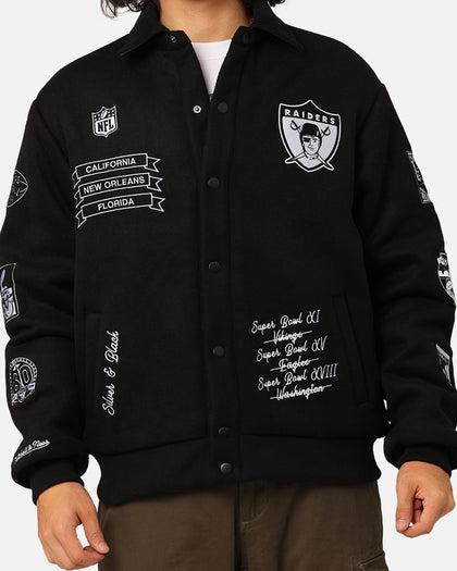 Mitchell & Ness Las Vegas Raiders Super Bowl Champs Jacket Black