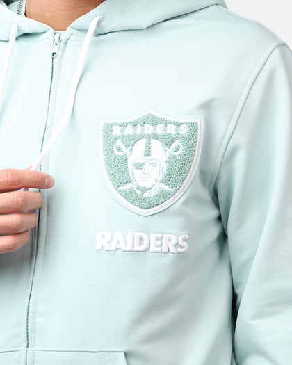 New Era Las Vegas Raiders 'Logo Select Mint' Full Zip Hoodie Mint/White
