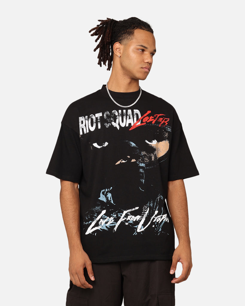 Loiter Riot T-Shirt Black | Culture Kings