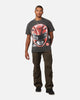 American Thrift X Power Rangers Red Ranger Big Head Heavyweight Vintage T-Shirt Black Wash
