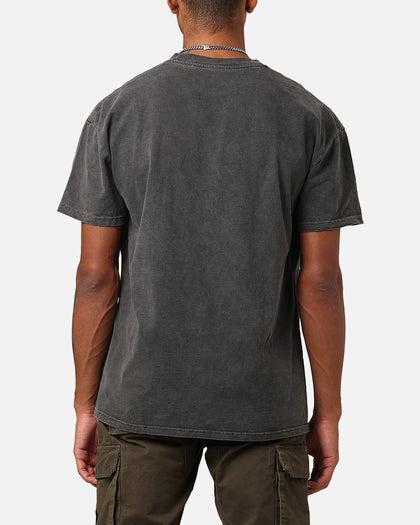 American Thrift X Power Rangers Red Ranger Big Head Heavyweight Vintage T-Shirt Black Wash