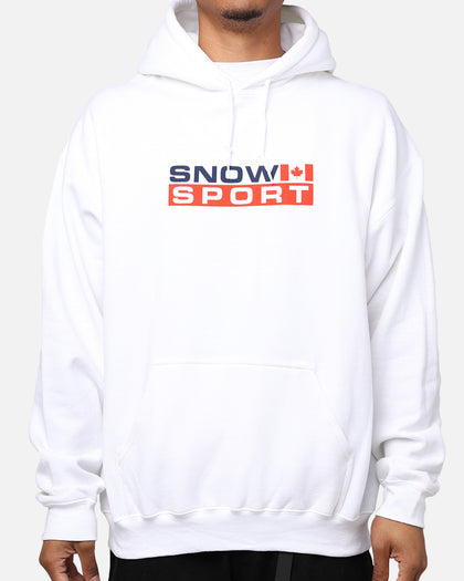 American Thrift Snow Sport Hoodie White