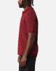 XXIII Nicholas Knit Button Up Shirt Deep Red