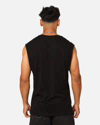 Saint Morta Tribe Oversized Muscle T-Shirt Black