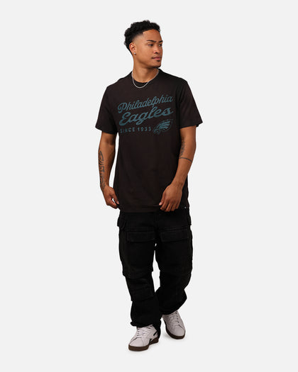 47 Brand Philadelphia Eagles Dusted T-Shirt Black