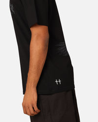 Saint Morta Doves Drop Shoulder T-Shirt Black