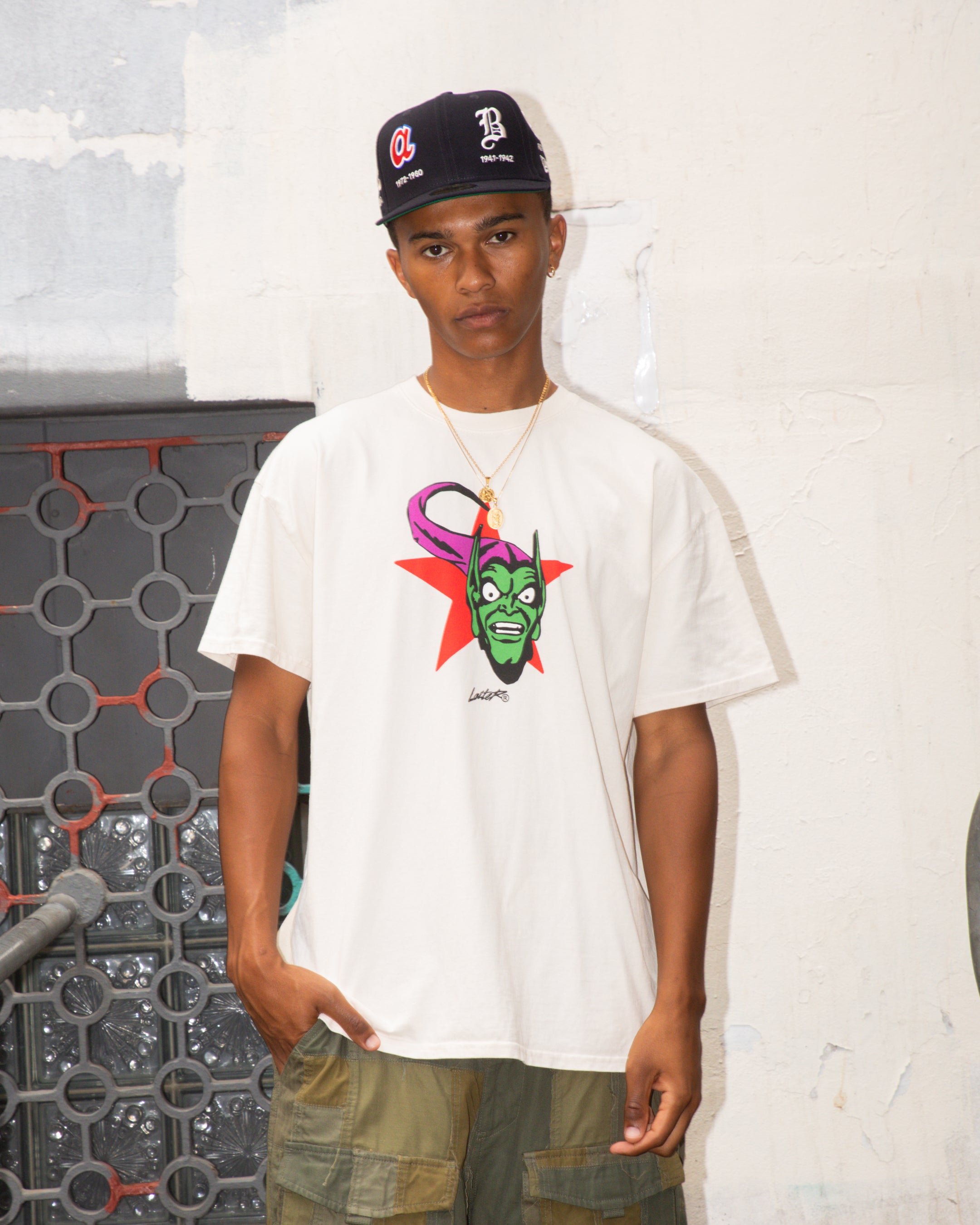 Marvel Spider-Man Green Goblin T-Shirt Off White | Culture Kings